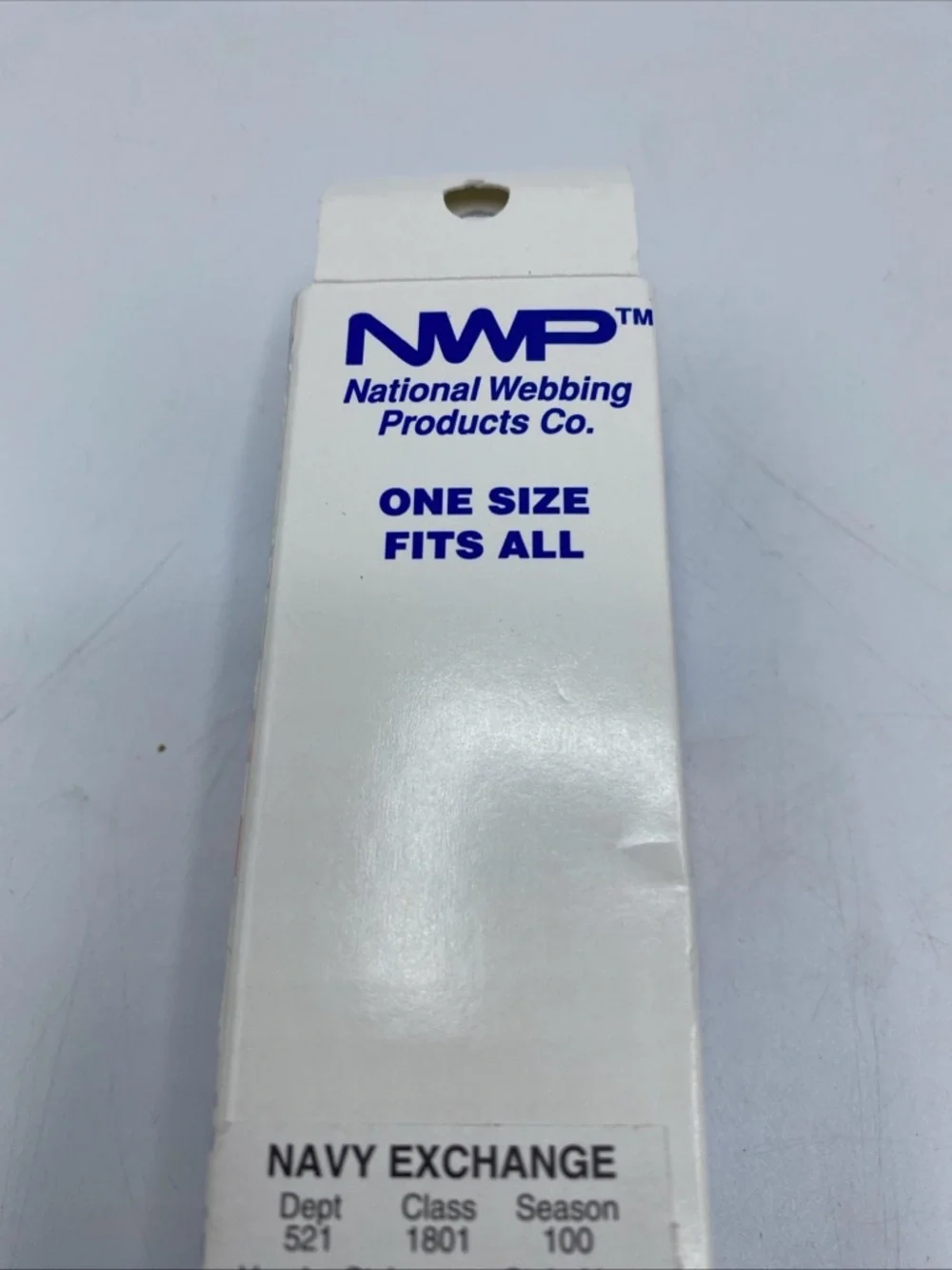NWP Regulation Military Belt Black Poly Wool One Size Fits All Anodized Finish